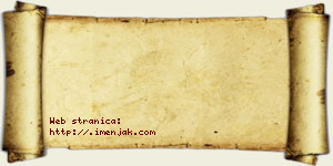 Mila Balzamović vizit kartica